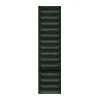 Ремінець Apple Sequoia Green Leather Link S/M (ML7Y3) для Watch 44/45mm