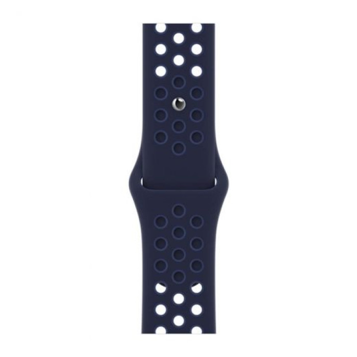 ремінець Apple Ремінець for Watch 41mm - Nike Sport Band Midnight Navy/Mystic Navy - Regular (ML863)