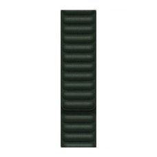 ремінець Apple Sequoia Green Leather Link M/L (ML803) для Watch 44/45mm