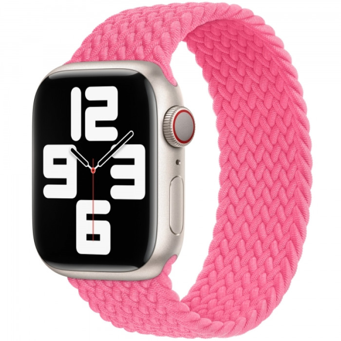 ремінець Apple Braided Solo Loop [Size 8] for Watch 45|44|42mm, Flamingo (MN1U3)