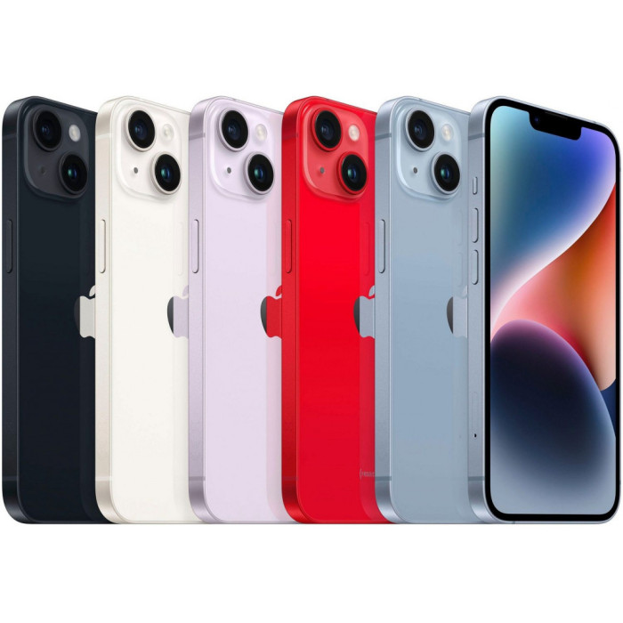 Apple iPhone 14 Plus 128GB eSIM Midnight (MQ3R3) (НОВИЙ, БЕЗ КОРОБКИ)