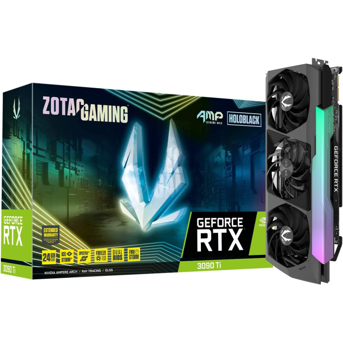 Відеокарта Zotac GAMING GeForce RTX 3090 Ti AMP Extreme Holo (ZT-A30910B-10P)