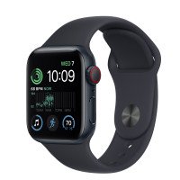 Apple Watch SE 2 GPS 40mm Midnight Aluminum Case w. Midnight S. Band - M/L (MNT83)