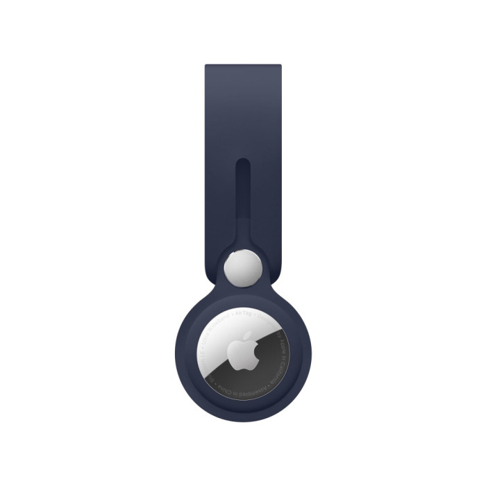 Чохол для пошукового брелка Apple AirTag Loop Deep Navy (MHJ03)
