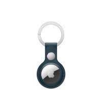 Чохол для пошукового брелка Apple AirTag Leather Key Ring Baltic Blue (MHJ23)
