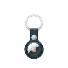 Чохол для пошукового брелка Apple AirTag Leather Key Ring Baltic Blue (MHJ23)