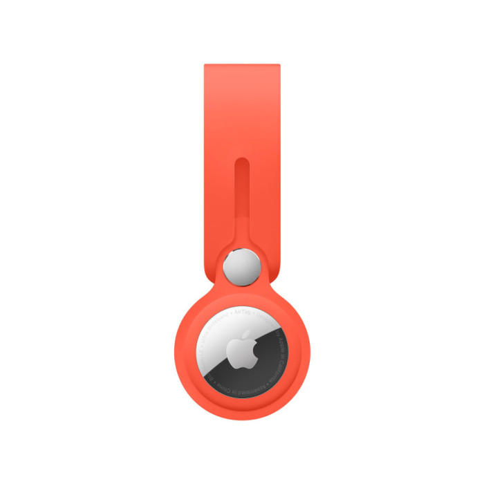 Чохол для пошукового брелка Apple AirTag Loop Electric Orange (MK0X3)