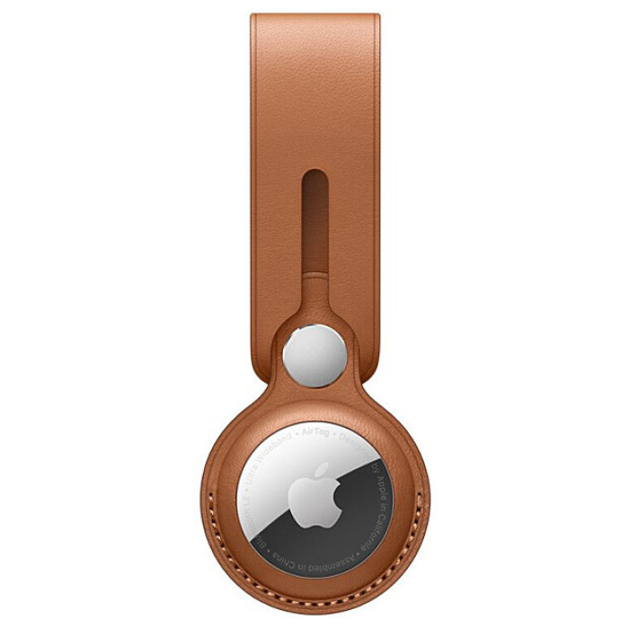Чохол для пошукового брелка Apple AirTag Leather Loop Saddle Brown (MX4A2)