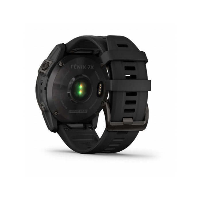 Garmin Fenix 7X Sapphire Solar Carbon Gray DLC Titanium with Black Band (010-02541-10/11)
