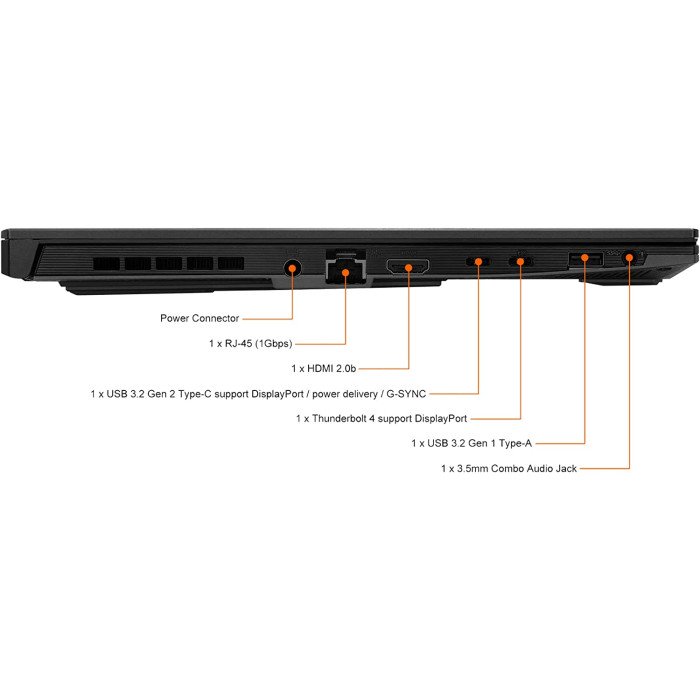 CUSTOM 32GB RAM / 1TB SSD Ноутбук ASUS TUF Gaming F15 FX517ZR (FX517ZR-F15.I73070)