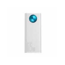 Зовнішній акумулятор (павербанк) Baseus Amblight Digital Display Quick Charge 65W 30000mAh White (PPLG-A02)