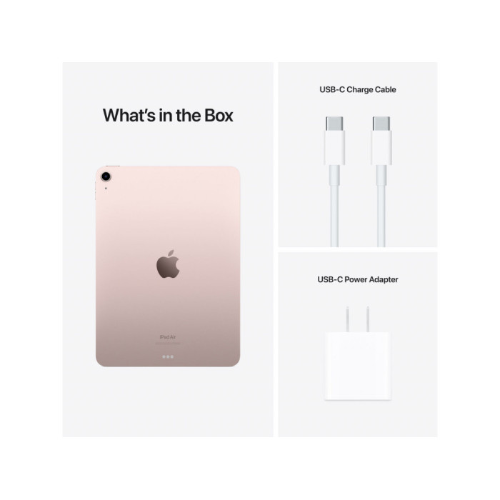 Apple iPad Air 2022 Wi-Fi 256GB Pink (MM9M3)