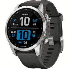 Garmin Fenix 7S Silver with Graphite Band (010-02539-00/01)