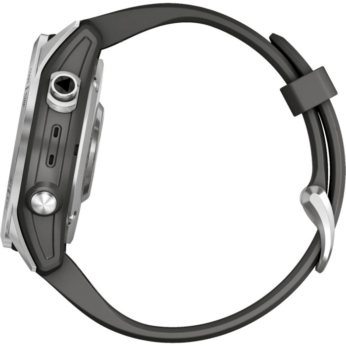 Garmin Fenix 7S Silver with Graphite Band (010-02539-00/01)