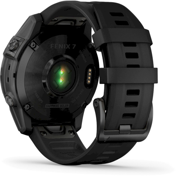 Garmin Fenix 7 Sapphire Solar Black DLC Titanium with Black Band (010-02540-34/35)