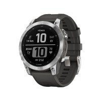 Garmin Fenix 7 Silver with Graphite Band (010-02540-00/01)