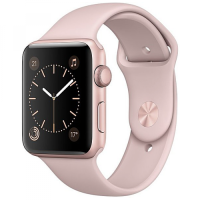 Apple WATCH Series 2 38mm Rose Gold Aluminium Case with Pink Sand Sport Band (MNNY2)