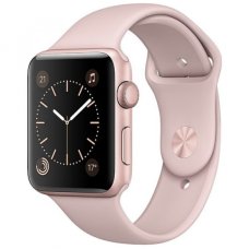 Apple WATCH Series 2 38mm Rose Gold Aluminium Case with Pink Sand Sport Band (MNNY2)
