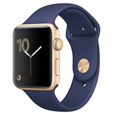 Apple WATCH Series 2 38mm Gold Aluminium Case with Midnight Blue Sport Band (MQ132)