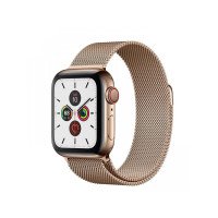 Apple Watch Series 5 40mm Gold GPS + LTE Steel w. Gold Milanese Loop - Gold Steel (MWWV2)