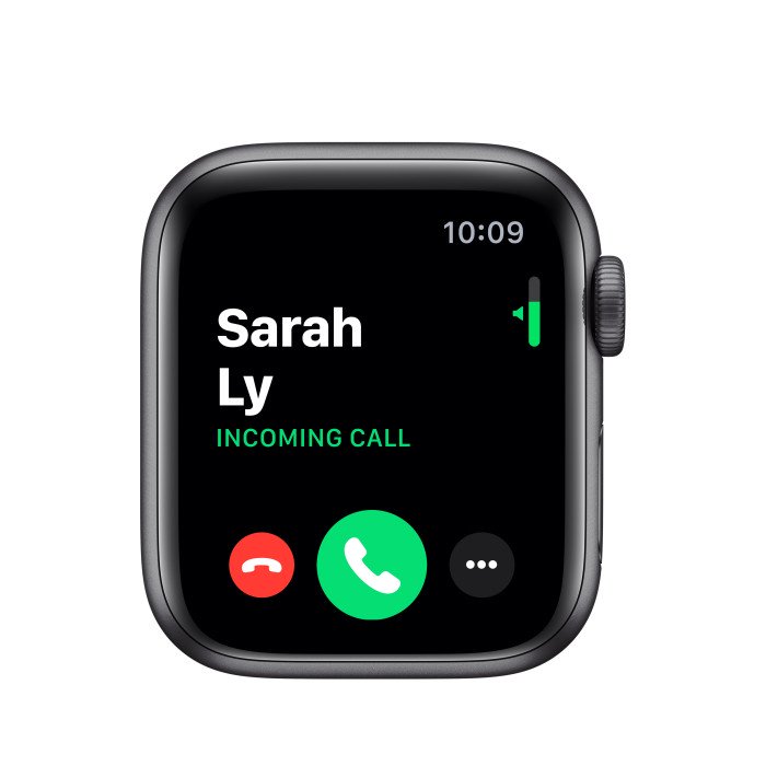 Apple WATCH Series 5 40mm Space Gray GPS Aluminium Case with Black Sport Band (MWV82) A, Б/У