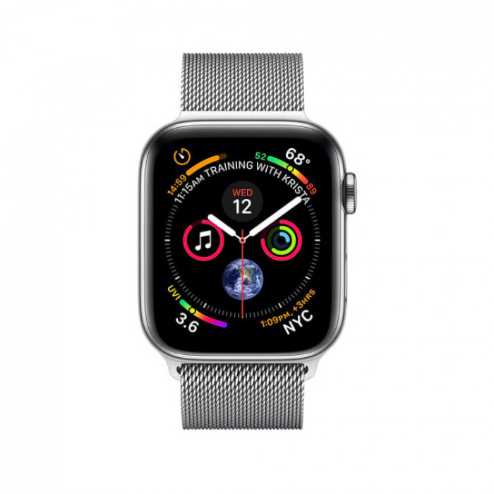 Apple WATCH Series 4 GPS + LTE 40mm Stainless Steel Case with Milanese Loop (MTUM2)