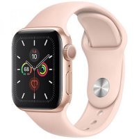 Apple WATCH Series 5 44mm Gold GPS Aluminium Case with Pink Sand Sport Band (MWVE2)
