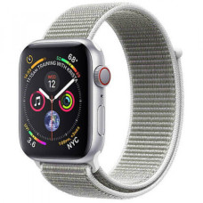 Apple WATCH Series 4 GPS + LTE 40mm Silver Aluminum Case with Seashell Sport Loop (MTUF2)