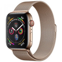 Apple WATCH Series 4 GPS + LTE 40mm Gold Stainless Steel Case with Gold Milanese Loop (MTUT2)
