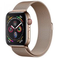 Apple WATCH Series 4 GPS + LTE 40mm Gold Stainless Steel Case with Gold Milanese Loop (MTUT2)