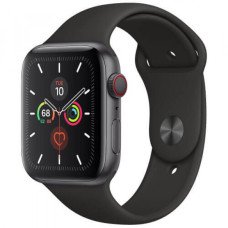 Apple WATCH Series 5 44mm Space Gray GPS + LTE Aluminium Case with Black Sport Band (MWW12)