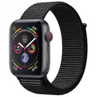 Apple WATCH Series 4 GPS + LTE 44mm Space Gray Aluminum Case with Black Sport Loop (MTUX2/MTVV2)
