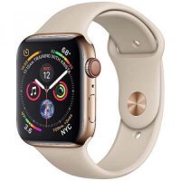 Apple WATCH Series 4 GPS + LTE 40mm Gold Stainless Steel Case with Stone Sport Band (MTUR2)