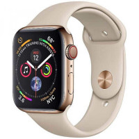 Apple WATCH Series 4 GPS + LTE 40mm Gold Stainless Steel Case with Stone Sport Band (MTUR2)