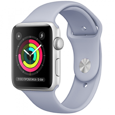 Apple WATCH Series 3 42mm Silver Aluminium Case with Fog Sport Band (MQL02)