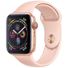 Apple WATCH Series 4 GPS + LTE 44mm Gold Aluminum Case with Pink Sand Sport Band (MTV02)