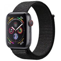 Apple WATCH Series 4 GPS + LTE 40mm Space Gray Aluminum Case with Black Sport Loop (MTUH2/MTVF2)