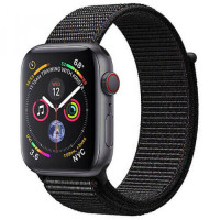 Apple WATCH Series 4 GPS + LTE 40mm Space Gray Aluminum Case with Black Sport Loop (MTUH2/MTVF2)