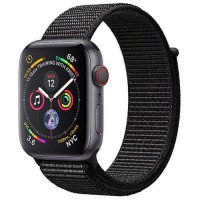 Apple WATCH Series 4 GPS + LTE 40mm Space Gray Aluminum Case with Black Sport Loop (MTUH2/MTVF2)
