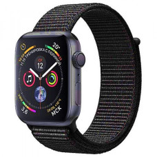 Apple WATCH Series 4 GPS 44mm Space Gray Aluminum Case with Black Sport Loop (MU6E2)