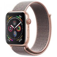 Apple WATCH Series 4 GPS + LTE 40mm Gold Aluminum Case with Pink Sand Sport Loop (MTUK2/MTVH2)