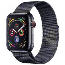 Apple WATCH Series 4 GPS + LTE 40mm Space Black Stainless Steel Case with Space Black Milanese Loop (MTUQ2)
