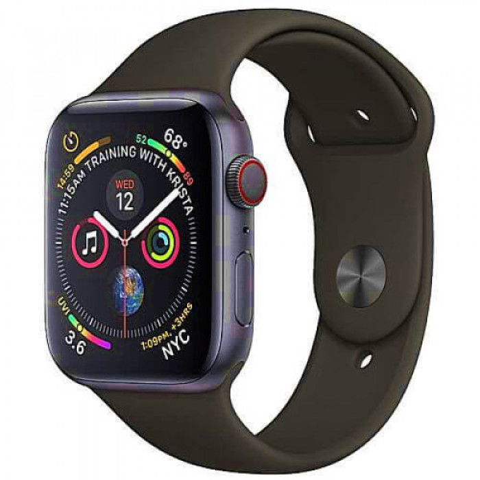 Apple WATCH Series 4 GPS + LTE 40mm Space Gray Aluminum Case with Black Sport Band (MTUG2)