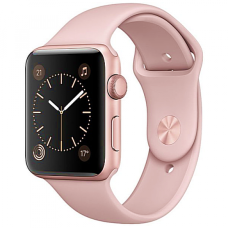 Apple WATCH Series 2 42mm Rose Gold Aluminium Case with Pink Sand Sport Band (MQ142)