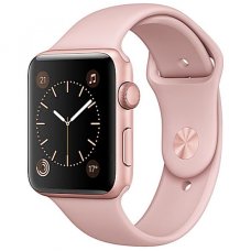 Apple WATCH Series 2 42mm Rose Gold Aluminium Case with Pink Sand Sport Band (MQ142)