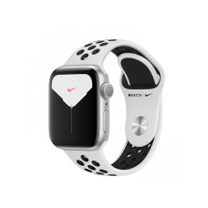 Apple Watch Series 5 Nike (GPS + Cellular) 40mm Silver Pure Platinum/Black Nike (MX372, MX3C2)