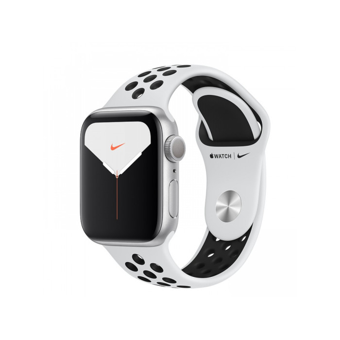 Apple Watch Series 5 Nike (GPS + Cellular) 40mm Silver Pure Platinum/Black Nike (MX372, MX3C2)
