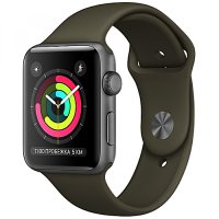 Apple WATCH Series 3 42mm Space Gray Aluminium Case with Gray Sport Band (MR362)