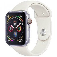 Apple WATCH Series 4 GPS + LTE 40mm Silver Aluminum Case with White Sport Band (MTUD2/MTVA2)