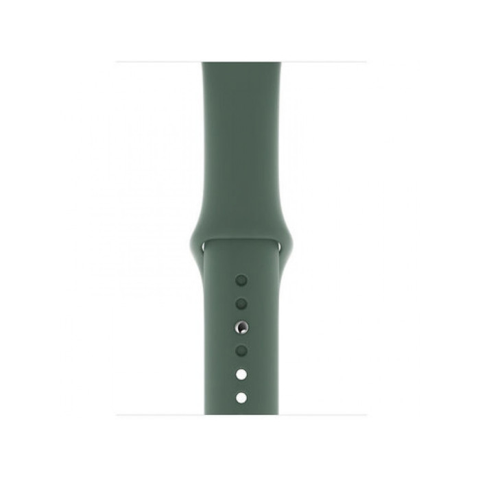 Apple Watch Series 5 44mm Space Gray GPS Aluminum Case with Green Sport Band (MWT52)